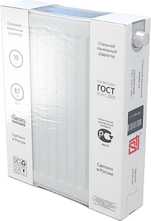 Стальной панельный радиатор STI Ventil Compact 22 500x400