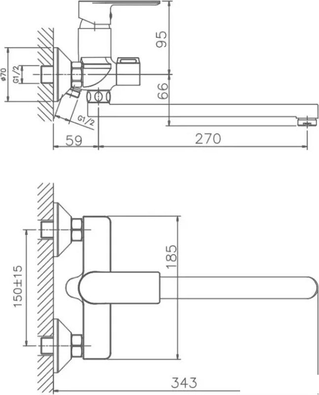 Смеситель Haiba HB22505-3