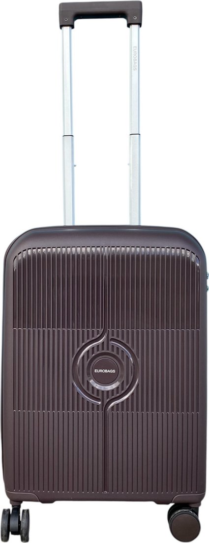 Чемодан-спиннер Eurobags PP-N98 (S, коричневый)