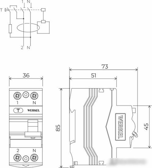 Выключатель автоматический Werkel W912P636