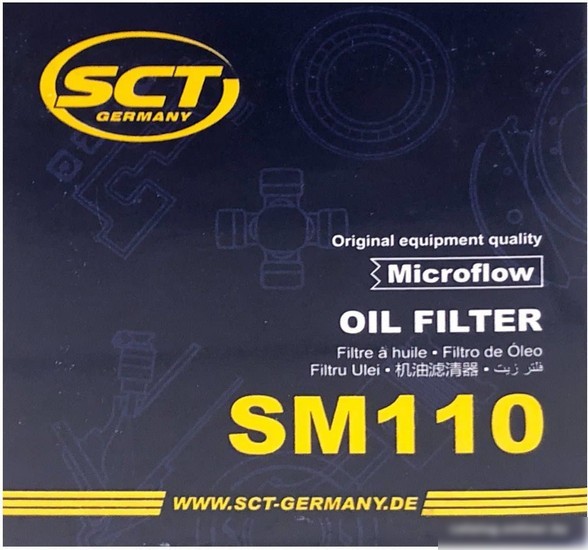 Масляный фильтр SCT SM110