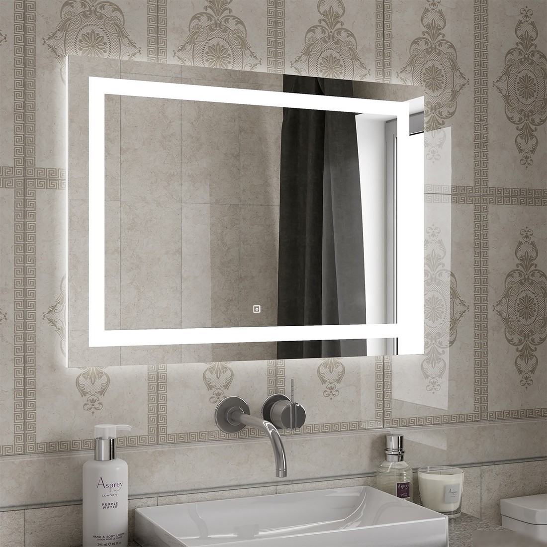 Континент Зеркало Rimini LED 90x70