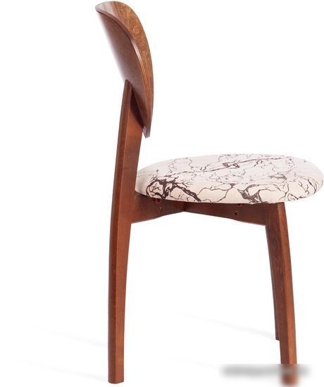 Стул TetChair Diamante мягкое сиденье (коричневый/крекс бежевый)