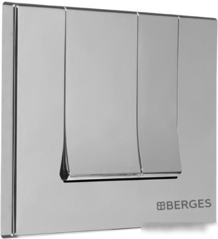 Панель смыва Berges Wasserhaus Novum S2 (матовый хром)