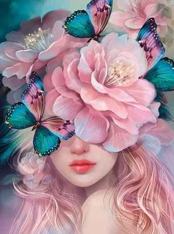 Алмазная мозаика Феникс+ Нежный цветок 68632