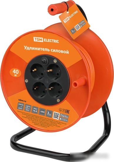 Удлинитель на катушке TDM Electric SQ1301-0535