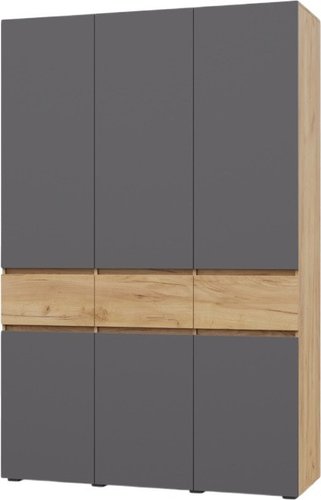 Шкаф распашной Modern Ш31 (золотой дуб/графит)