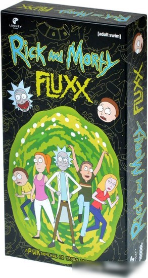 Карточная игра Мир Хобби Fluxx. Рик и Морти