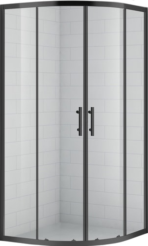 Душевой уголок Cezares Eco-O-R-2-90-C-Nero