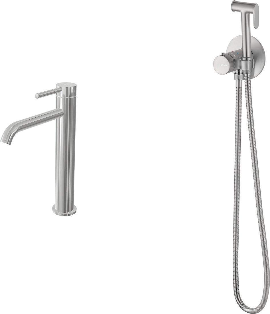 Гигиенический душ Oliveeka OL-829909+88239017-BN (никель матовый)