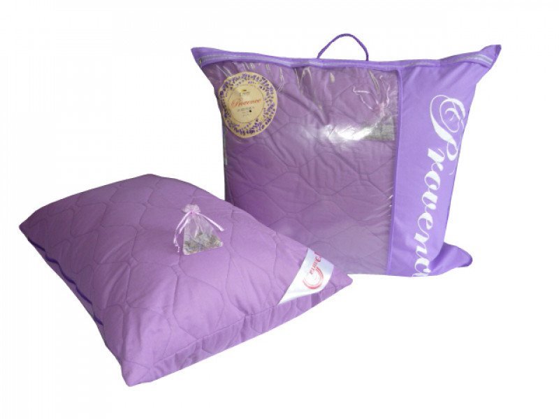 Спальная подушка АЭлита Provence 68x68 (лаванда, на молнии)