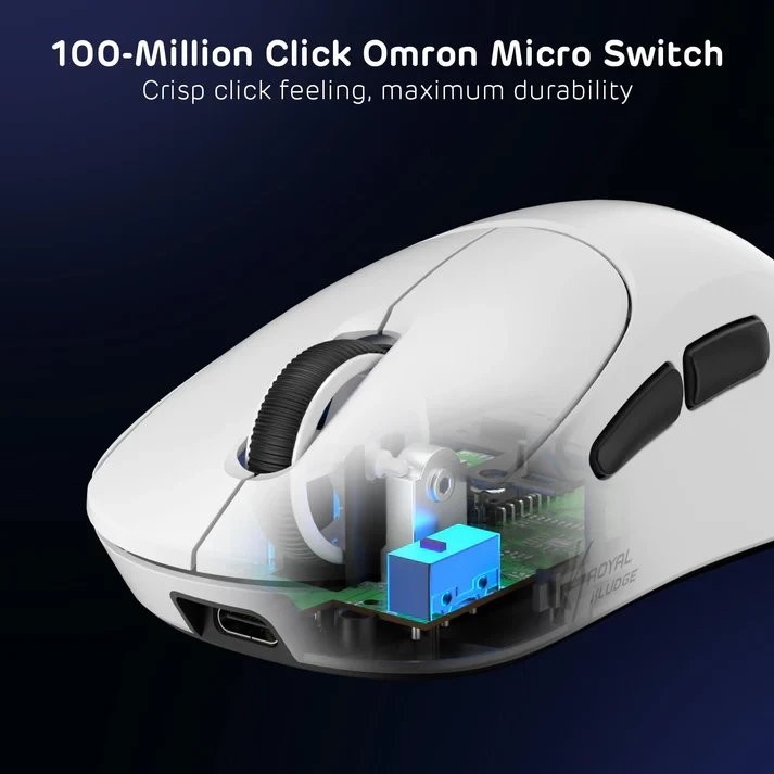 Игровая мышь Royal Kludge MG5 (белый)