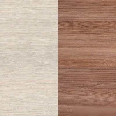 Кровать Ormatek Proson Milton с ПМ 120x190 (дуб шамони светлый 124/ясень шимо темный)