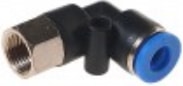 Фитинг RockForce Фитинг угловой для пласт. труб 6 мм 1/8" RF-SPLF06-01