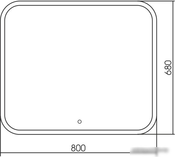 Silver Mirrors Стив 800х680 ФР-00001137