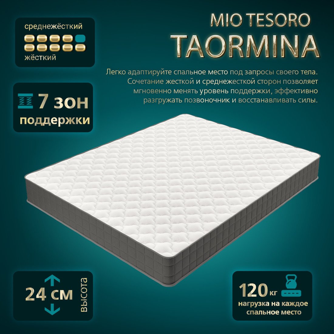 Матрас Mio Tesoro Taormina 120x200