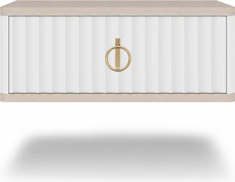 Тумба Shtabe Royal 5100 эко (макиато/р.золото)