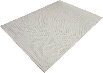 Ковер для жилой комнаты Radjab Carpet Сканди Сизаль Прямоугольник 10949A 12269RK (2.4x3.4, Krem/Krem)