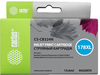 Картридж CACTUS CS-CB324N (аналог HP 178XL (CB324HE))