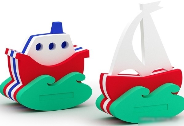 Набор игрушек для ванной El'Basco Toys Кораблик и парусник 03-001