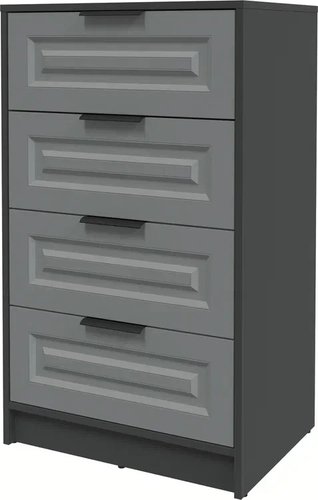 Комод Интерлиния Концепт КТ-К60 Деко (антрацит/серый)