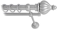 Карниз для штор Lm Decor Купол 145 2р витой 25/16мм (сатин, 3.6м)
