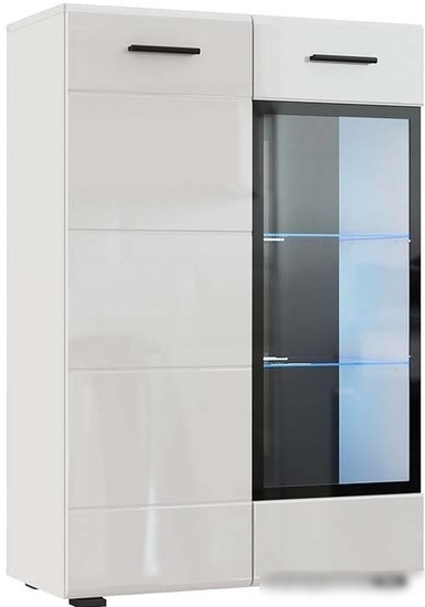 Комод НК-Мебель Gloss КМВ-80 71373136 (белый-белый глянец)