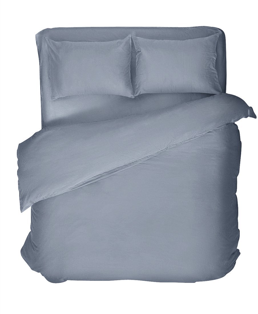 Постельное белье Verossa на резинке 140x200x20 776155 (Melange Indigo)