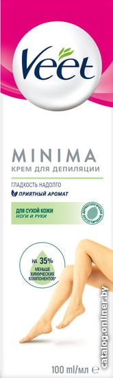Veet Крем для депиляции Minimal и для сухой кожи 100 мл Veet Крем для депиляции Minimal и для сухой кожи 100 мл