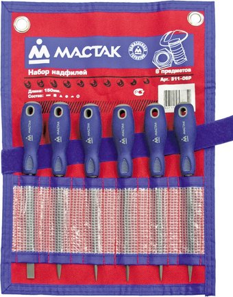 Набор напильников Мастак 311-06P (6 предметов)