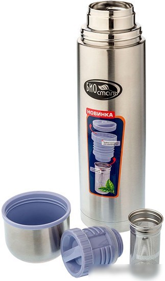 Термос BIOSTAL NB-1000Z 1л (серебристый)