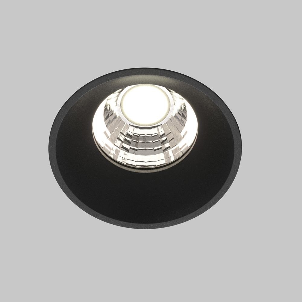 Точечный светильник Technical Round DL058-7W4K-TRS-B