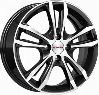 Литые диски K&K Samara 16x6" 5x112мм DIA 66.6мм ET 40мм Алмаз черный
