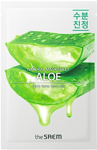 The Saem Маска для лица тканевая Natural Aloe Mask Sheet (21 мл)