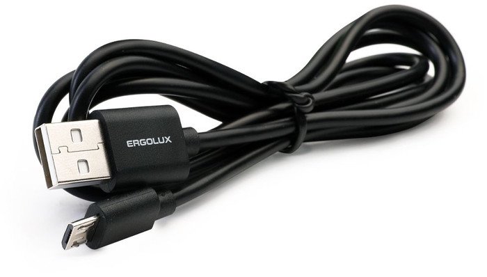 Кабель Ergolux ELX-CDC01-C02 USB Type-A - microUSB (1.2 м, черный)