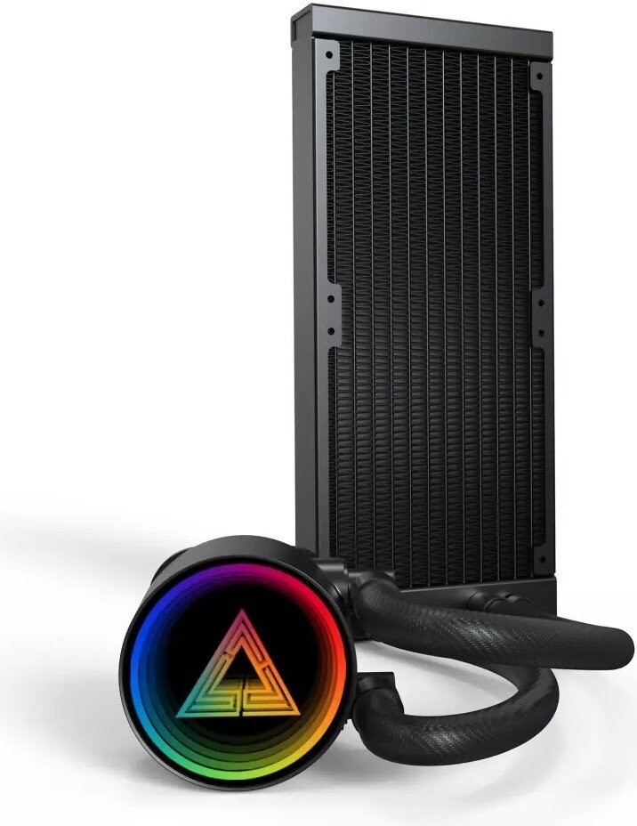Система жидкостного охлаждения для процессора Montech LightFlow ARGB 240 (черный)