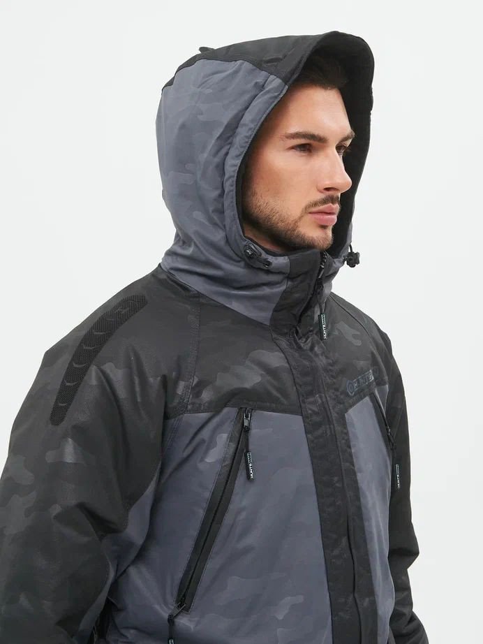 Костюм Huntsman Горка Люкс -15°C Серый Breathable (р.44-46/170-176)