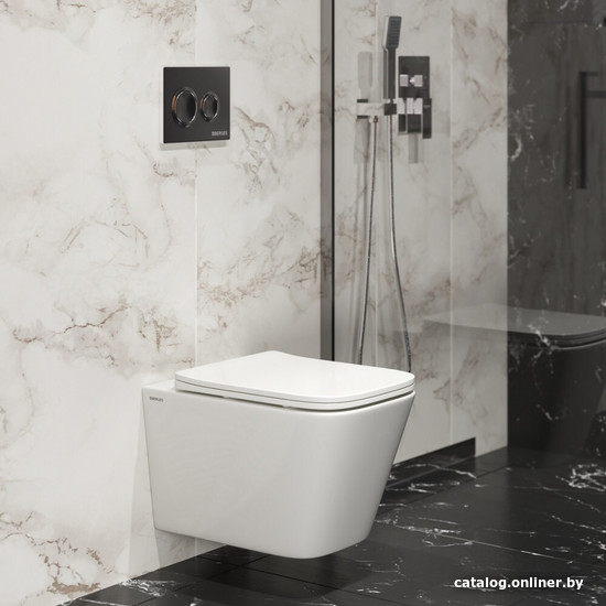 Унитаз подвесной Berges Wasserhaus Floe S Rimless 082134