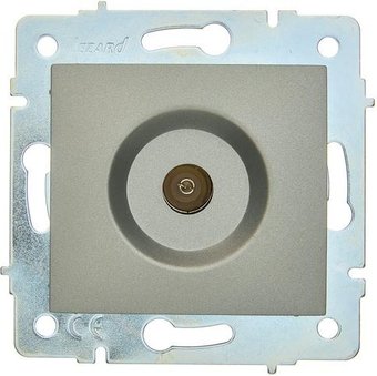 Розетка телевизионная Lezard Asti 7081-3588-130 (платина)