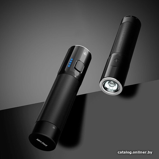Фонарь NexTool Outdoor Strong Light Small Straight Flashlight (черный)
