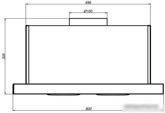 Кухонная вытяжка Elikor Интегра Glass 60П-650-В2Л (белый/стекло белое)