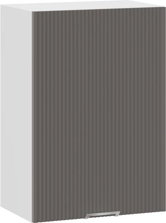 Шкаф навесной Трия Кимберли 1ВВ5 с одной дверью (белый/муссон)