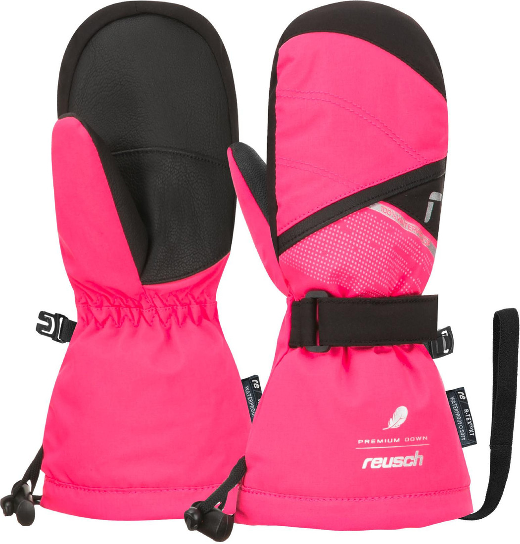 Горнолыжные варежки Reusch Kaden Down R-Tex Xt 6285562-3350 (р-р 1, Mitten Pink Glo)