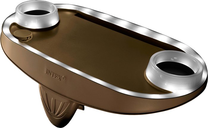 Аксессуары для бассейнов Intex Поднос для СПА-бассейнов 45х26х16см с LED подсветкой 28520