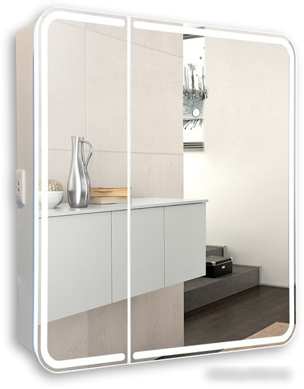 Silver Mirrors Шкаф с зеркалом Alliance 805x800 LED-00002516