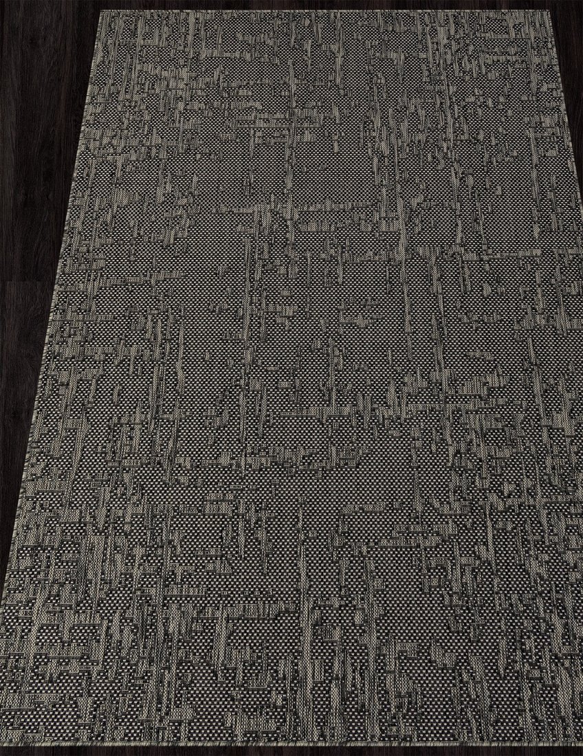 Циновка Merinos Kair S136-STAN-BLACK-GRAY (1.6х2.3)