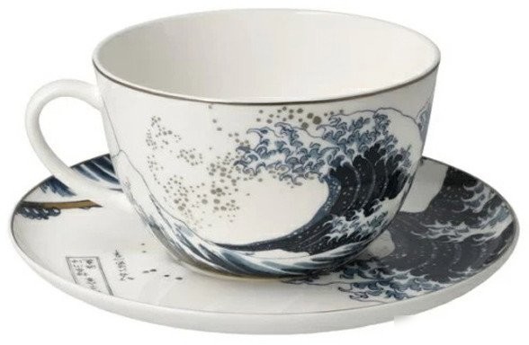 Чашка Goebel Artis Orbis Katsushika Hokusai Большая волна 67-075-01-1 (белый)