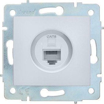 Розетка компьютерная Lezard Asti 7081-3088-140 (жемчужно-белый перламутр)