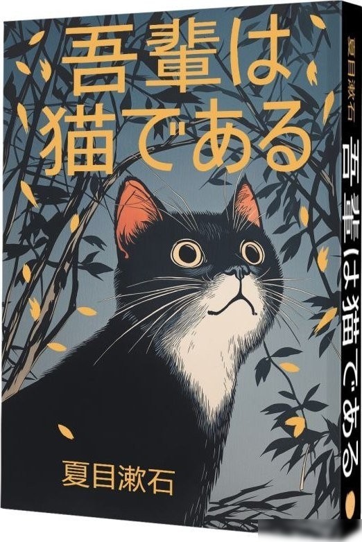 Книга издательства АСТ. Wagahai wa neko de aru. Ваш покорный слуга кот, мягкая обложка (Нацумо Сосэки)
