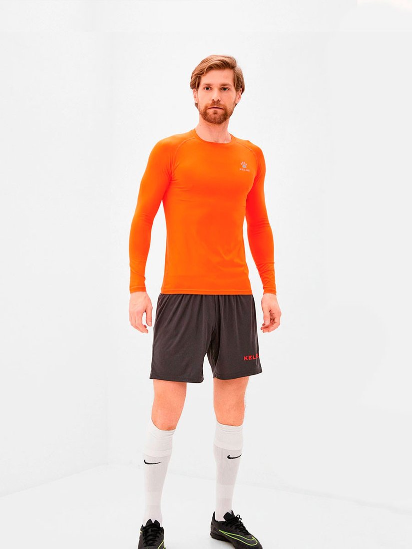 Джемпер Kelme Tech fit L/S Thin 3891113-807 (3XL, оранжевый)